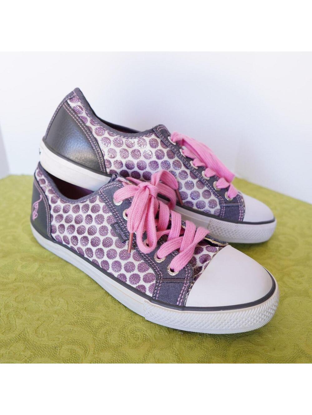 y2k baby phat polka dot sneakers sz 9.5